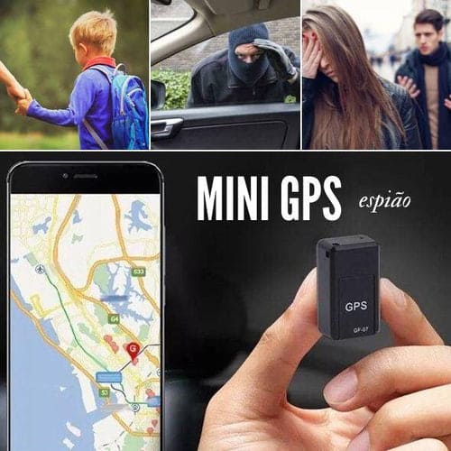 Mini Rastreador GPS Portátil - Localização em Tempo Real